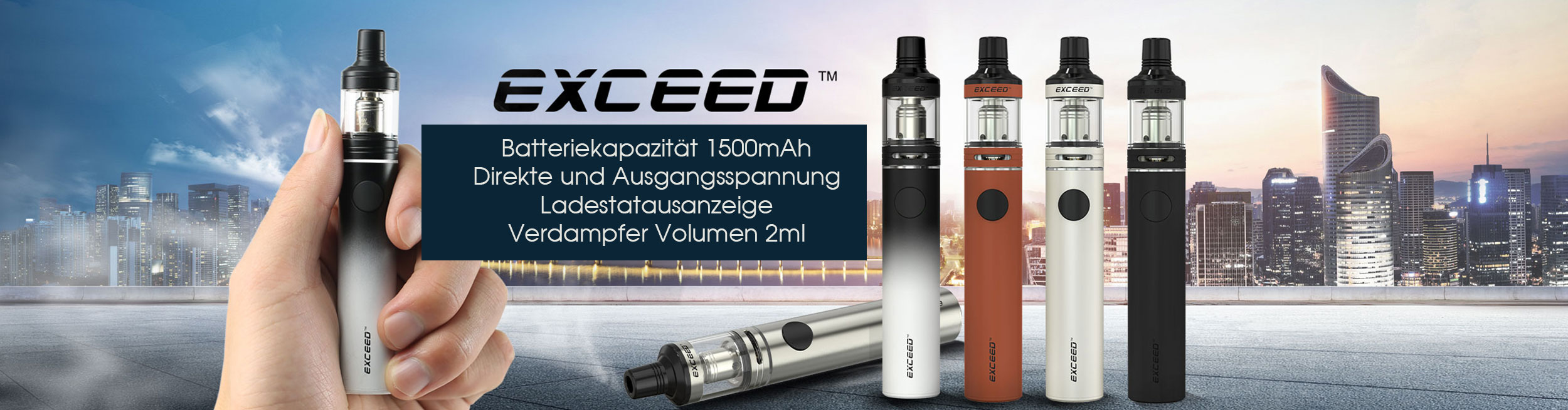 Exceed D19 elektronische zigarette